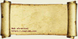 Milana Jovović vizit kartica